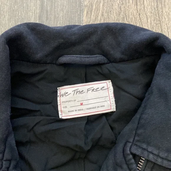 NEW Free People Rebel Rebel Knit Moto Jacket Size Medium - Picture 4 of 8